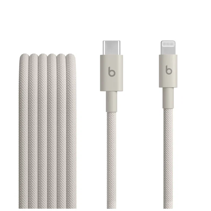 Apple Cable USB-C a Lightning Trenzado de 1.5 m Blanco - Compatible con iPhone, iPad, AirPods y Más - Carga Rápida y Sincronización de Datos