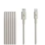 Apple Cable USB-C a Lightning Trenzado de 1.5 m Blanco - Compatible con iPhone, iPad, AirPods y Más - Carga Rápida y Sincronización de Datos