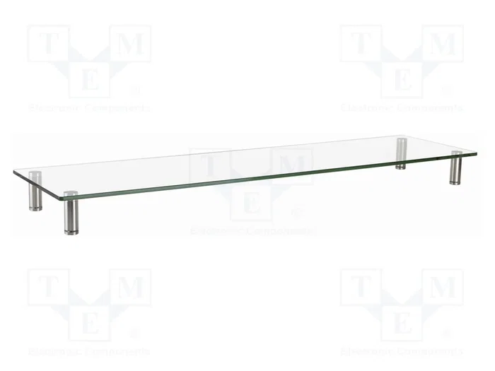 Gembird MS-TABLE-GL-01 Soporte para TV Transparente Gembird MS-TABLE-GL-01 Soporte para TV Transparente