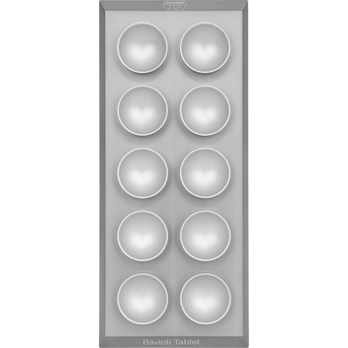 Marcato Ravioli Tray Silver Ravioli Shape con rodillo Marcato Ravioli Tray Silver Ravioli Shape con rodillo