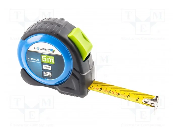HÖGERT TECHNIK Flexómetro de doble cara, 5m HÖGERT TECHNIK Flexómetro de doble cara, 5m