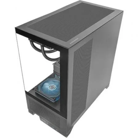 Mars Gaming Caja Gaming Semitorre MC-LCDX con Pantalla IPS 9.16' HDMI y Cristal Templado