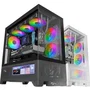 Mars Gaming Caja Gaming Semitorre MC-LCDX con Pantalla IPS 9.16' HDMI y Cristal Templado