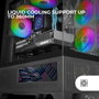Mars Gaming MC-LCDX Caja Semitorre ATX Negro