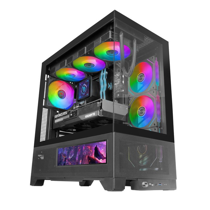 Mars Gaming MC-LCDX Caja Semitorre ATX Negro Mars Gaming MC-LCDX Caja Semitorre ATX Negro