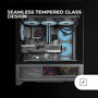 Mars Gaming MC-LCDX Caja Semitorre ATX Negro