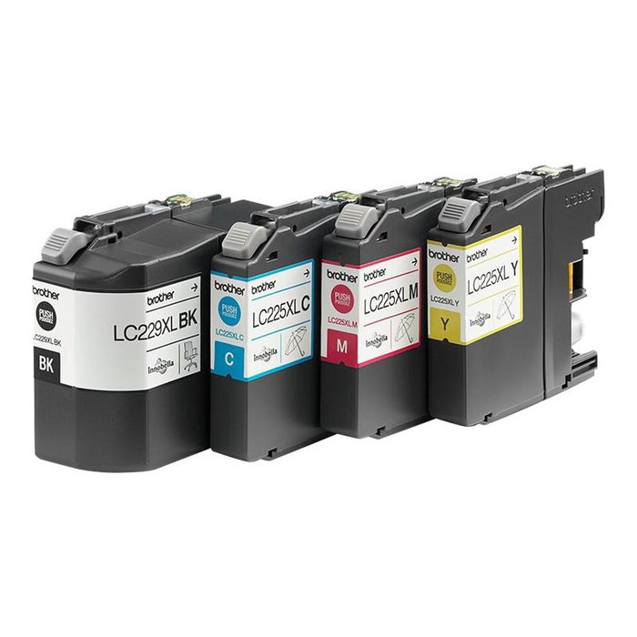 Brother Tinta LC-229XL Kit Pack Negro y Color (LC229XL/LC229XLVALBP) para Impresoras Brother