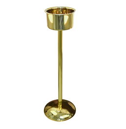 DKD Home Decor Champanera Inox 26x26x80 Brillante Dorado