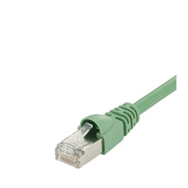 Telegärtner Patchkabel S/FTP Cat.6A LSOH verde 0,5 m