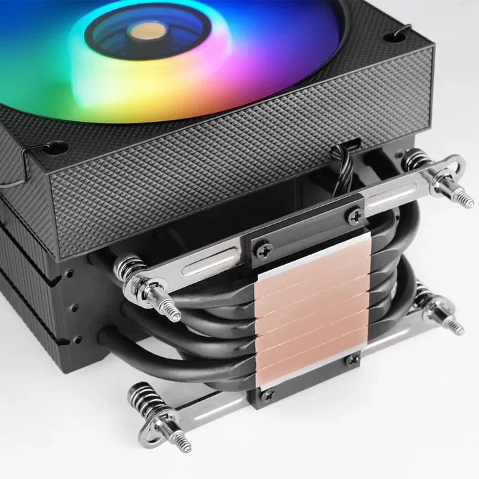 Mars Gaming MCPU-LCD Ventilador CPU Refrigerador de Aire con Pantalla LCD, ARGB, 6 Heatpipes, 300W TDP, 120mm, Compatible con Intel y AMD