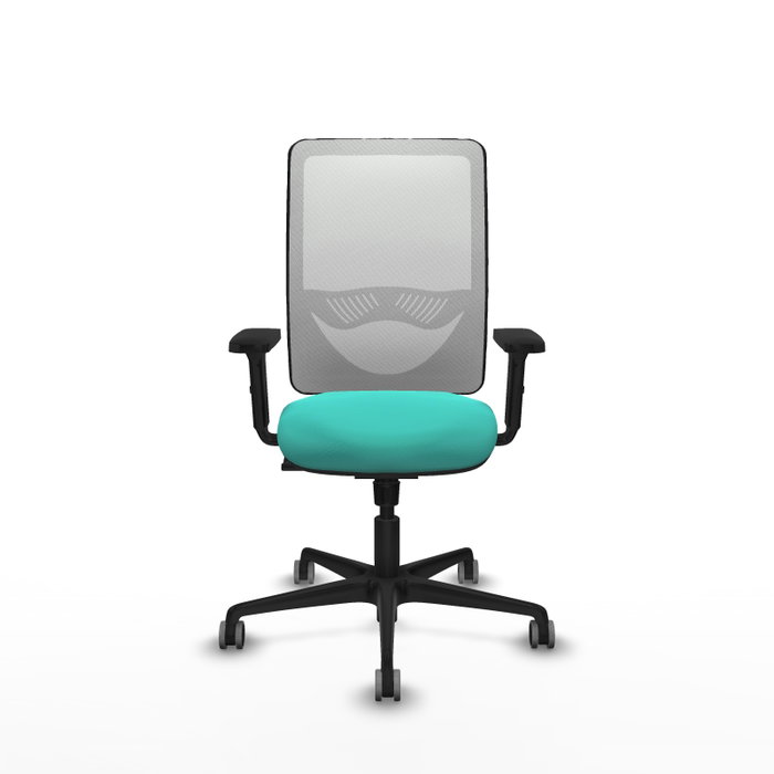 PIQUERAS Y CRESPO Silla de oficina Zulema con mecanismo Sincro, Turquesa y Blanco PIQUERAS Y CRESPO Silla de oficina Zulema con mecanismo Sincro, Turquesa y Blanco