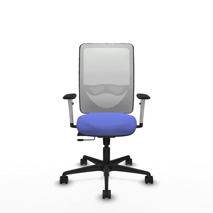 PIQUERAS Y CRESPO Silla de oficina Zulema Azul claro y Blanco