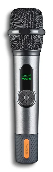 NGS Singer Star Duo Pack de 2 Micrófonos Inalámbricos Negro