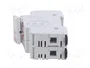 DF ELECTRIC Portafusibles PMX de 2 polos, 25A, 8x32mm para raíl DIN