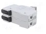 DF ELECTRIC Portafusibles PMX de 2 polos, 25A, 8x32mm para raíl DIN