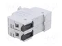 DF ELECTRIC Portafusibles PMX de 2 polos, 25A, 8x32mm para raíl DIN