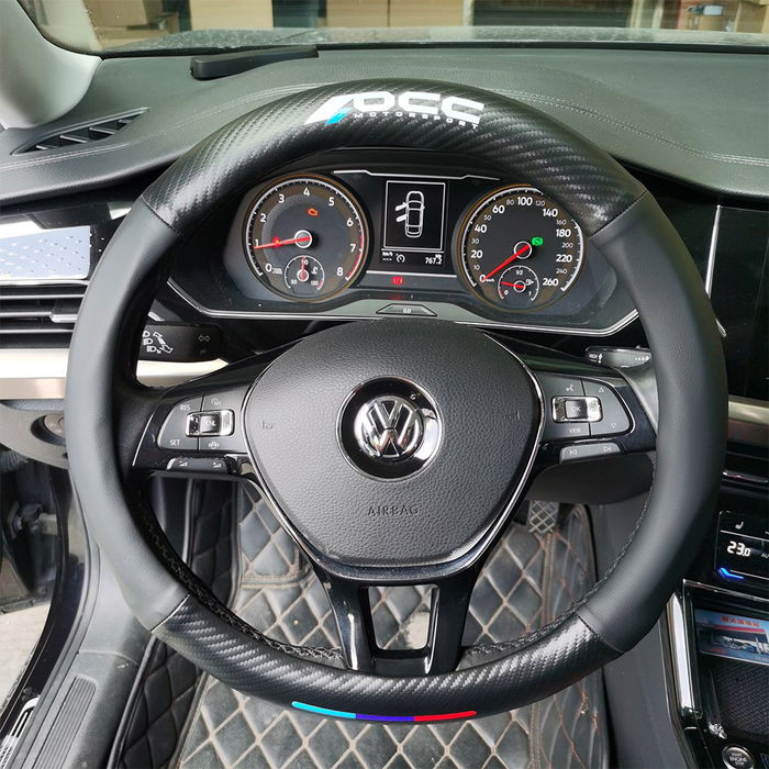 Funda para Volante OCC Motorsport OCCFV0050 Negro 38 cm Funda para Volante OCC Motorsport OCCFV0050 Negro 38 cm