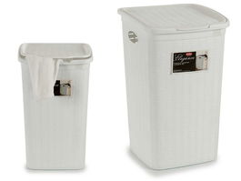 Stefanplast Pongotodo Elegance 50L Blanco 36x55x38cm (Set de 6)