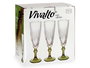 Vivalto Copa Cava Color Verde 170 ml 20 x 6.5 x 6.5 cm (Set de 48)