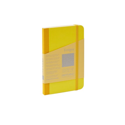 Cuaderno Fabriano Ecoqua Plus Tela 9X14 80Hj. 90Gr. Puntos Dots Amarillo Cuaderno Fabriano Ecoqua Plus Tela 9X14 80Hj. 90Gr. Puntos Dots Amarillo