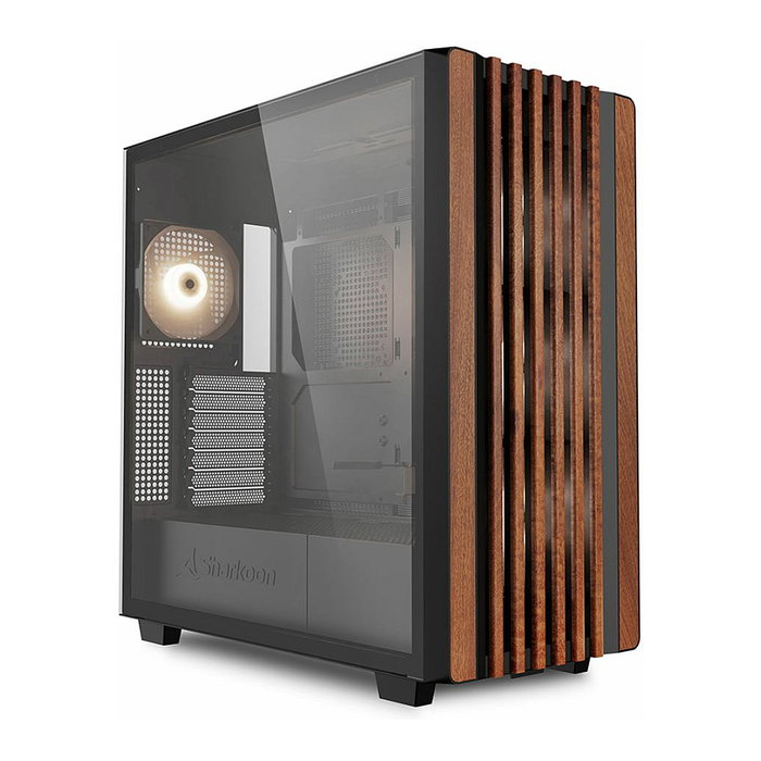 Sharkoon Rebel C70G RGB Black Torre Completa PC, Gabinete Negro con Madera, Vidrio Templado, USB Tipo-C, 4 Ventiladores RGB, ATX/microATX/Mini-ITX, Hasta 40 cm GPU, 360 mm Radiador Sharkoon Rebel C70G RGB Black Torre Completa PC, Gabinete Negro con Madera, Vidrio Templado, USB Tipo-C, 4 Ventiladores RGB, ATX/microATX/Mini-ITX, Hasta 40 cm GPU, 360 mm Radiador