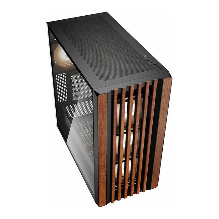 Sharkoon Rebel C70G RGB Black Torre Completa PC, Gabinete Negro con Madera, Vidrio Templado, USB Tipo-C, 4 Ventiladores RGB, ATX/microATX/Mini-ITX, Hasta 40 cm GPU, 360 mm Radiador Sharkoon Rebel C70G RGB Black Torre Completa PC, Gabinete Negro con Madera, Vidrio Templado, USB Tipo-C, 4 Ventiladores RGB, ATX/microATX/Mini-ITX, Hasta 40 cm GPU, 360 mm Radiador
