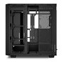 Sharkoon Rebel C70G RGB Black Torre Completa PC, Gabinete Negro con Madera, Vidrio Templado, USB Tipo-C, 4 Ventiladores RGB, ATX/microATX/Mini-ITX, Hasta 40 cm GPU, 360 mm Radiador