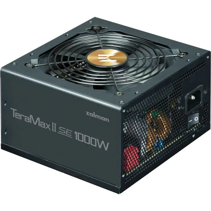Zalman TeramaxII SE Fuente de Alimentación 1000W 80 Plus Gold ATX - Modular, Ventilador 12 cm Negro