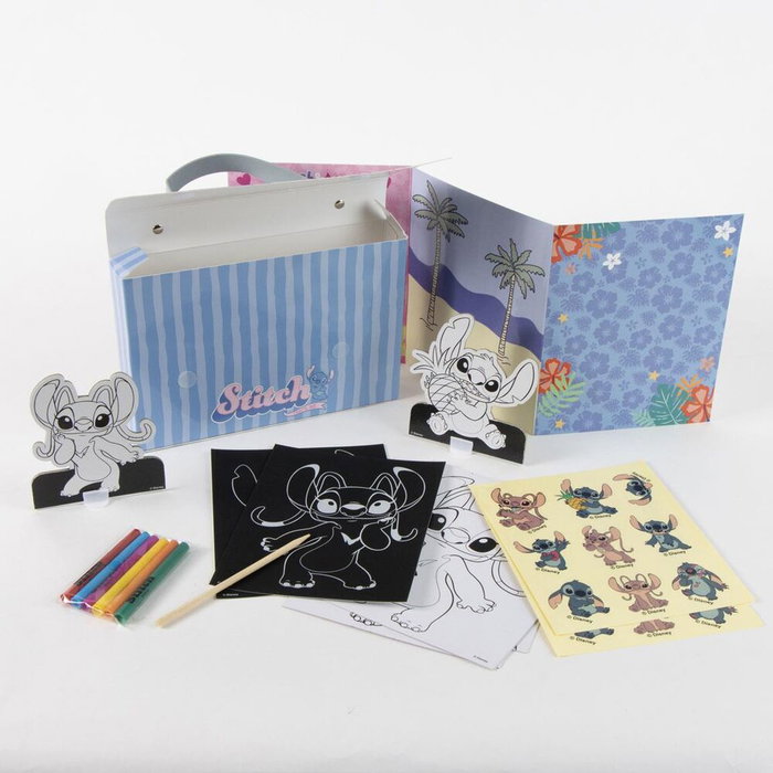 Cerdá Set Coloreable Bolso Stitch Disney Rosa Cerdá Set Coloreable Bolso Stitch Disney Rosa