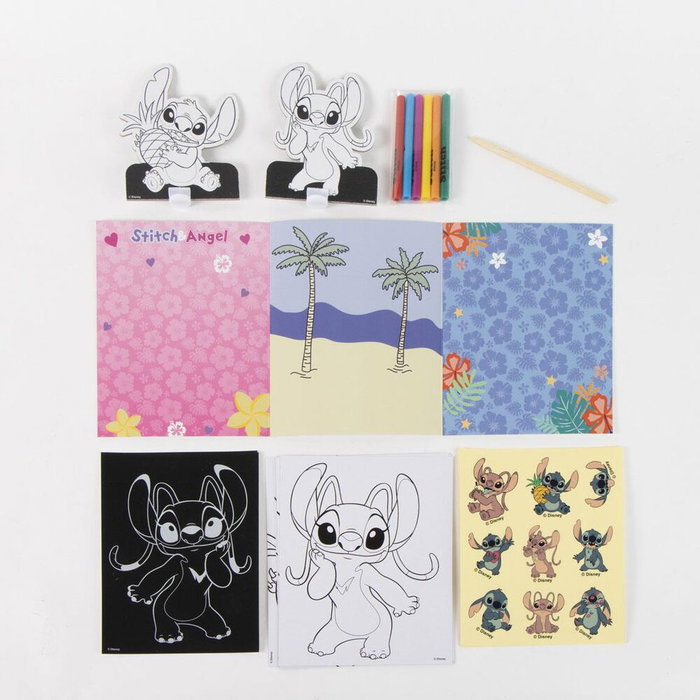 Cerdá Set Coloreable Bolso Stitch Disney Rosa Cerdá Set Coloreable Bolso Stitch Disney Rosa