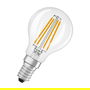 OSRAM CLP40 DIM 3.4W 827 FIL CL E14 P Bombilla LED Forma Gota Dimmable Blanco Cálido 2700K E14 3.4W