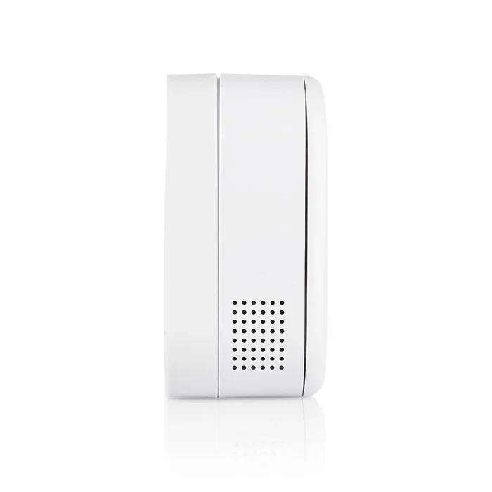 Smartwares FGA-13041 Detector de Monóxido de Carbono CO, Alarma 85 dB, Sensor 10 Años, con Pantalla y Baterías, Blanco