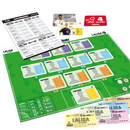 Educa Borrás 20092 LALIGA El Juego 2024-2025 | Juego de Mesa de Fútbol para Crear y Gestionar tu Equipo