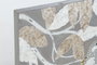 DKD Home Decor Decoración de Pared Cristal y MDF Hojas Pájaros 90x70 cm