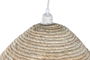 DKD Home Decor Lampara Techo Tropical Natural Marron Fibra 38 x 38 x 28 cm