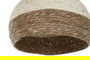 DKD Home Decor Lampara Techo Tropical Natural Marron Fibra 38 x 38 x 28 cm