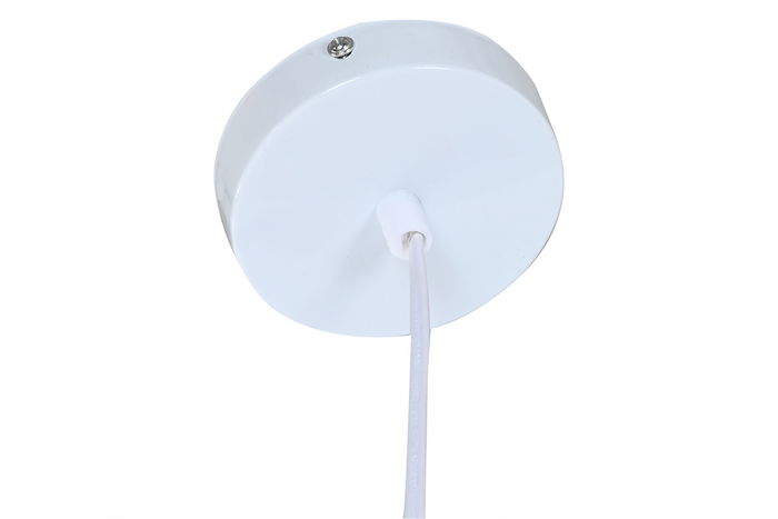 DKD Home Decor Lampara Techo Tropical Natural Marron Fibra 38 x 38 x 28 cm