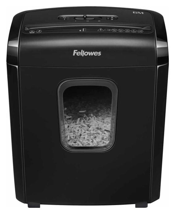 Fellowes Powershred 6M Destructora de Papel Minicorte Negra