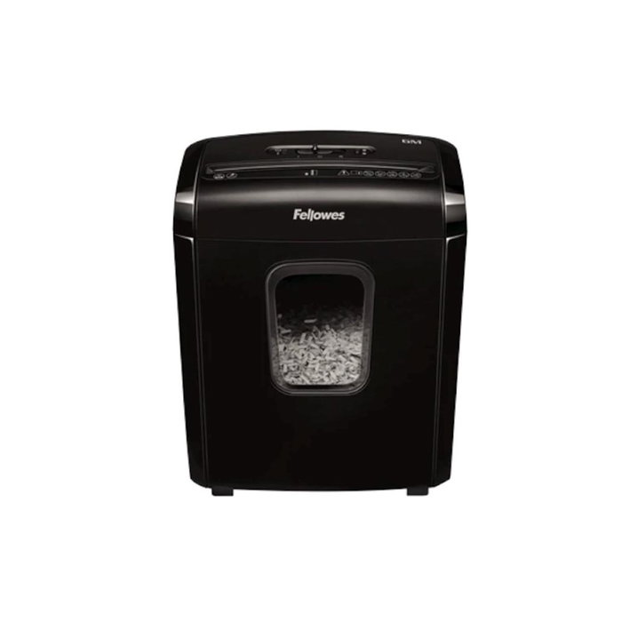Fellowes Powershred 6M Destructora de Papel Minicorte Negra