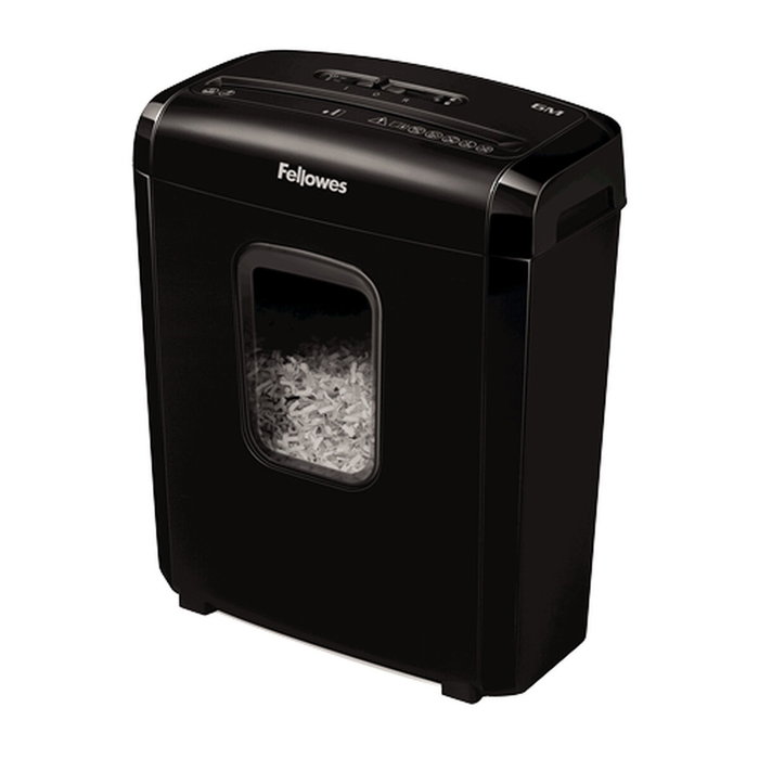 Fellowes Powershred 6M Destructora de Papel Minicorte Negra