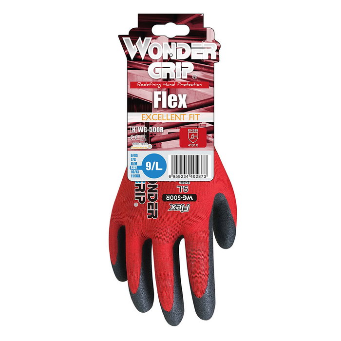 Guantes de Trabajo Wonder Grip Rojo Nitrilo 8 Guantes de Trabajo Wonder Grip Rojo Nitrilo 8