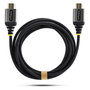 StarTech.com Cable HDMI Certificado Premium 3 m, 4K 60Hz, Negro/Plata