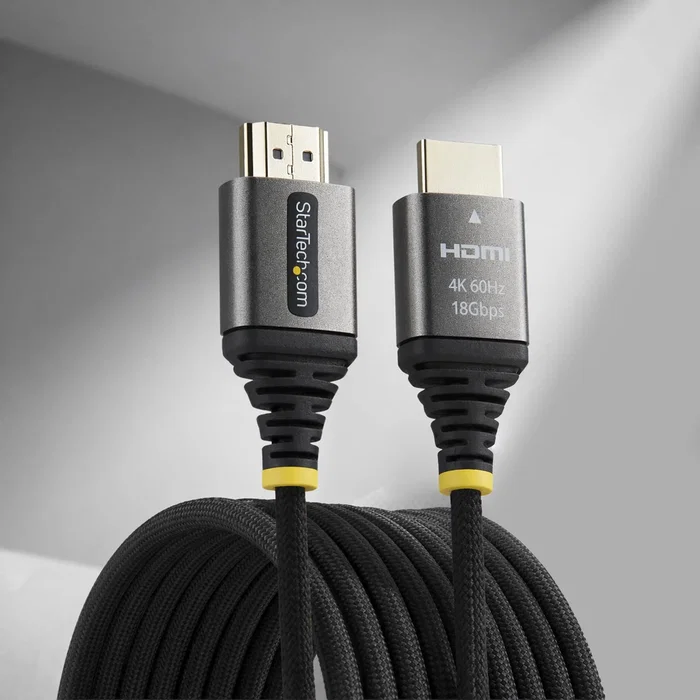StarTech HDMI Certificado Premium de Alta Velocidad 3m 4K 60Hz Negro/Plata StarTech HDMI Certificado Premium de Alta Velocidad 3m 4K 60Hz Negro/Plata