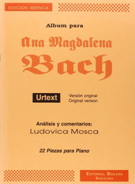 BOILEAU, Albúm para Ana Magdalena Bach urtext - Ludovica Mosca