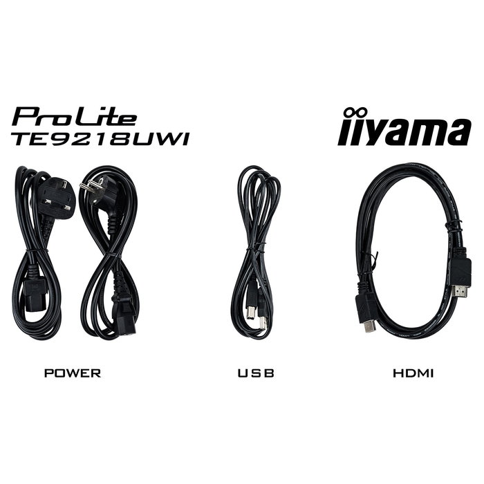 Iiyama TE9218UWI-B1AG Pantalla Táctil LED de 232.5 cm (91.5") 5K Ultra HD 5120 x 2160, 21:9, M-Touch, Android 13, Wi-Fi 6, USB-C 100W, Diseño de Quiosco, 16/7 Iiyama TE9218UWI-B1AG Pantalla Táctil LED de 232.5 cm (91.5") 5K Ultra HD 5120 x 2160, 21:9, M-Touch, Android 13, Wi-Fi 6, USB-C 100W, Diseño de Quiosco, 16/7