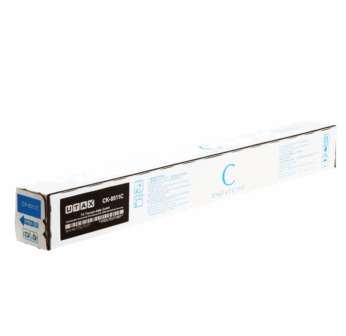 Utax Toner CK-8511C / 1T02L7CUT0 Cyan Utax Toner CK-8511C / 1T02L7CUT0 Cyan