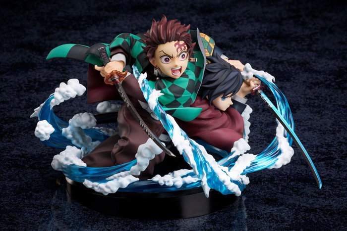 Demon Slayer: Kimetsu no Yaiba Estatua PVC Tanjiro & Giyuu 13 cm Demon Slayer: Kimetsu no Yaiba Estatua PVC Tanjiro & Giyuu 13 cm