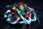Demon Slayer: Kimetsu no Yaiba Estatua PVC Tanjiro & Giyuu 13 cm