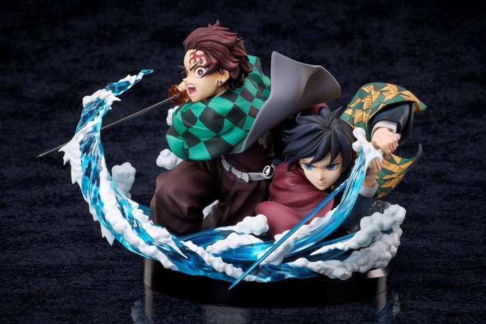 Demon Slayer: Kimetsu no Yaiba Estatua PVC Tanjiro & Giyuu 13 cm Demon Slayer: Kimetsu no Yaiba Estatua PVC Tanjiro & Giyuu 13 cm