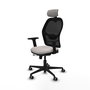PIQUERAS Y CRESPO Silla de oficina Jorquera Sincro/Traslack Blanco/Negro